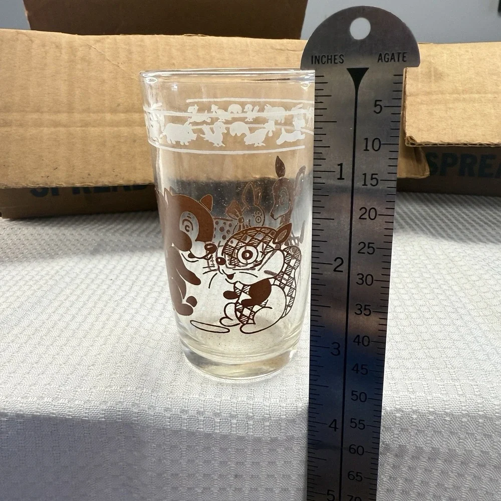 Lot 20 Vintage Kraft Cheese Swanky Swigs Glasses Owens Original Box (2) Juice Sm
